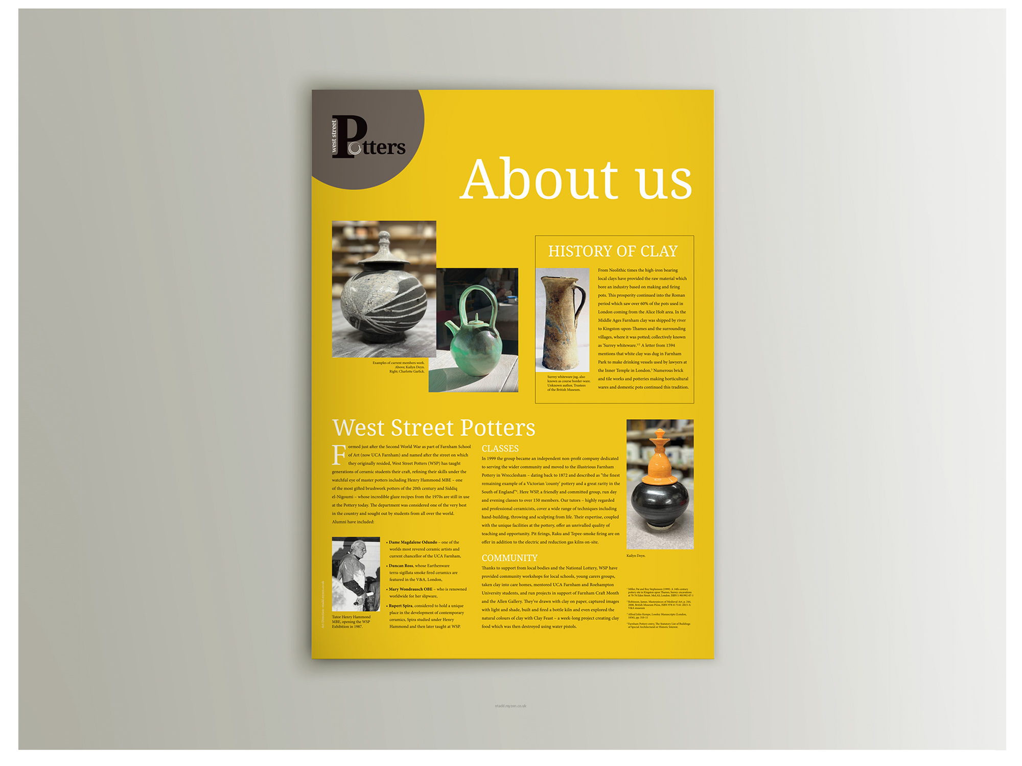 WSP Education poster